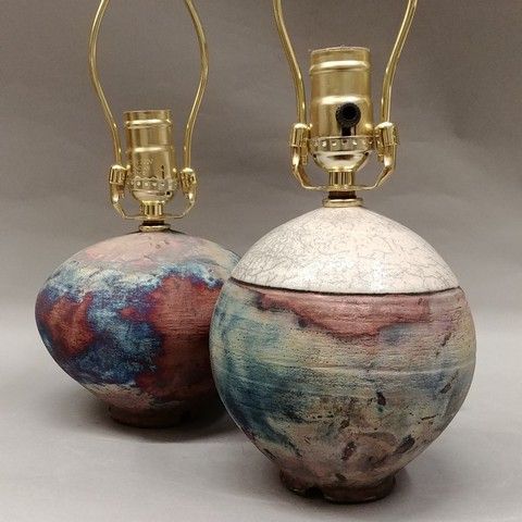 Lamp Mini Raku 9-10T at Hunter Wolff Gallery